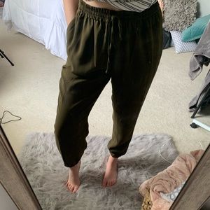 Express Olive Green Pants
